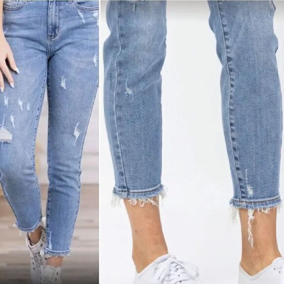 Judy Blue Mineral Wash Relaxed High Waist Jeans PlusSize 22W NWT - Picture 15 of 15